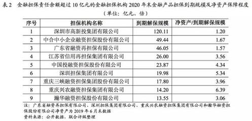 【行业研究】2020年中国金融担保行业信用风险展望